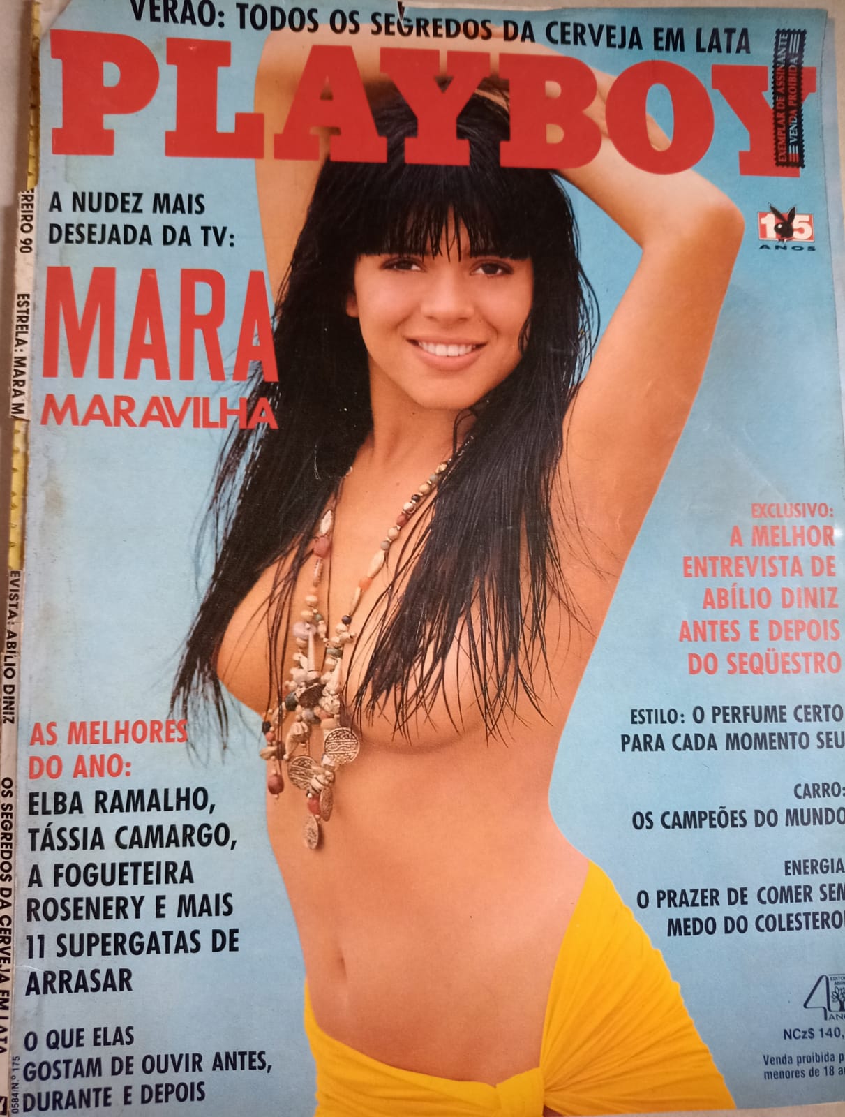 PLAYBOY MAGAZINE BRAZIL MARA MARAVILHA BRASIL FEB 1990 RARE ESB! – Eshop  Brazil